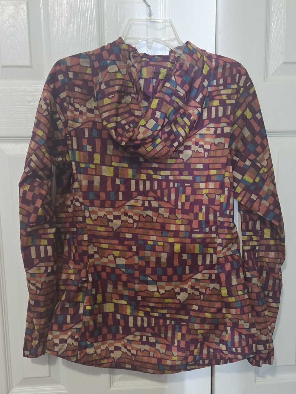 NEW Patagonia Houdini Multi-Pattern Hooded Lightweight Jacket M - Picture 5 of 11